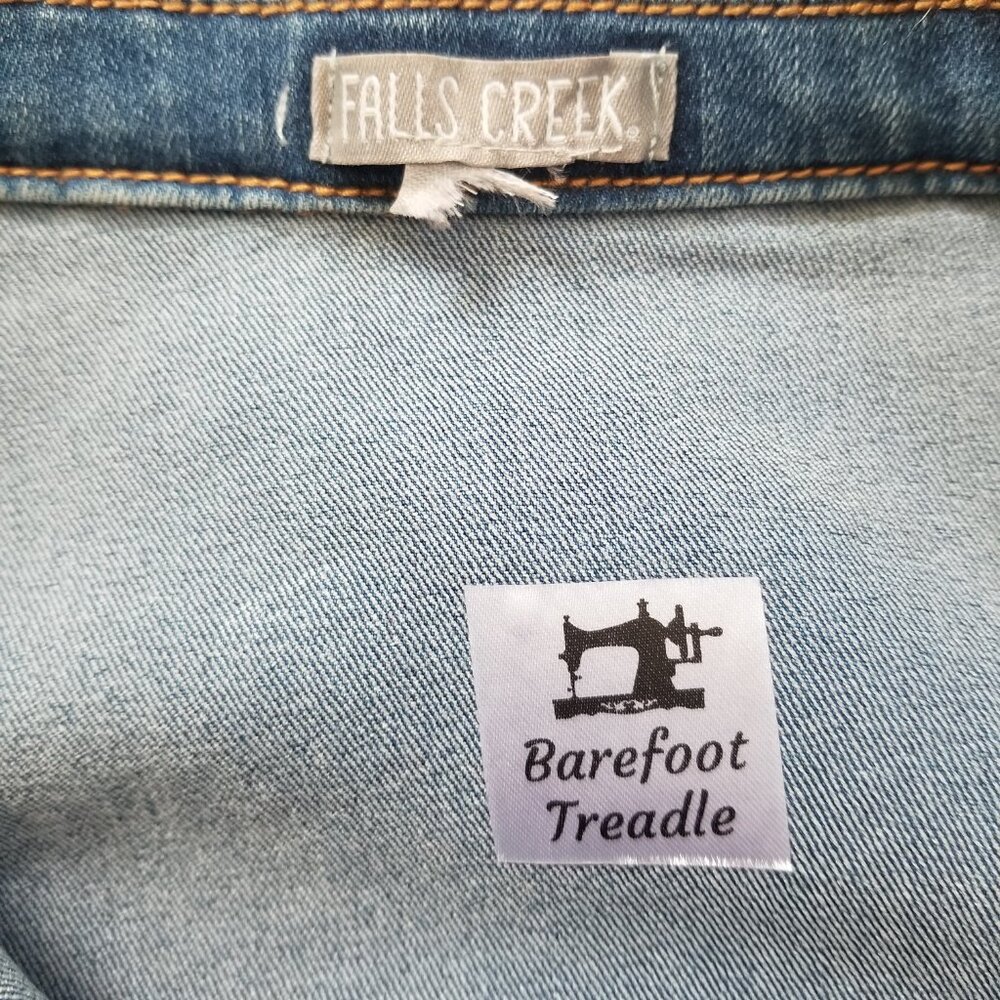 Barefoot Treadle denim jacket 1X - Picture 4 of 8
